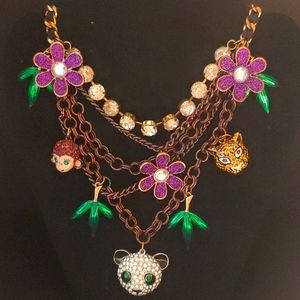 Betsy Johnson Charm Necklace